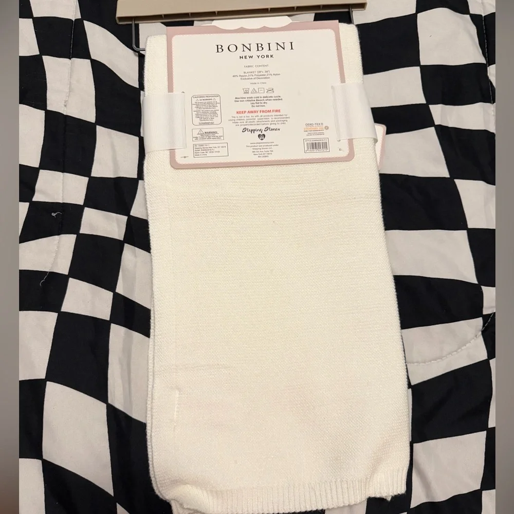 White 'My First Christmas' Blanket